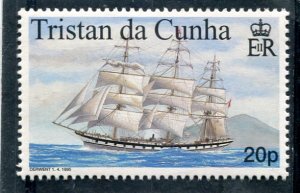 Tristan Da Cunha 1978 SAILBOAT 1 value Perforated Mint (NH) Scott