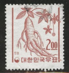 Korea Scott 364a stamp from 1962-66 unwatermarked