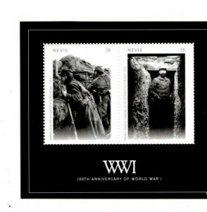 Nevis - 2014 - World War 1 100th Anniversary - Souvenir Sheet  - MNH