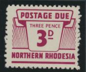 Northern Rhodesia  SG D7 SC# J7 MNH Postage Due 1963 - see details