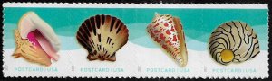 United States #5166a MNH Strip - Seashells (a)