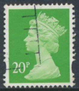 GB Machin 16p SG Y1685 2 bands  SC#  MH211  Used see scan & details