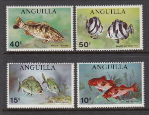 Anguilla 83-86 Fish MNH VF