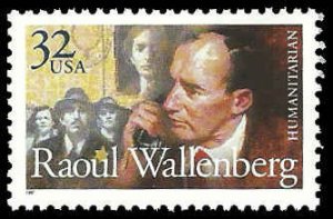 PCBstamps   US #3135 32c Raoul Wallenberg, MNH, (2)