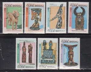 Guinea Bissau 579-85 African Art Mint NH  (LB)