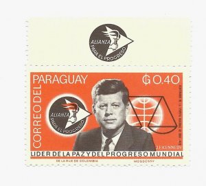 Paraguay 1965 - MNH + Tab - Scott #888