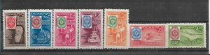 COLOMBIA 1959 CENTENARY OF COLOMBIAN STAMPS STAMP ON STAMPS MINT NH COMPLETE
