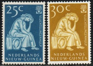 Netherlands New Guinea Sc #39-40 MNH