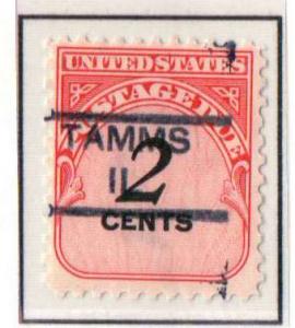 U.S. Precancel - Illinois, Tamms - Scott J90