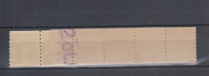 #264 War Issue 9 tabs beginning starter strip coil VF MNH Cat $100 Canada mint