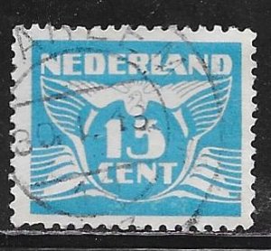 Netherlands 243J: 15c Gull, used, F-VF