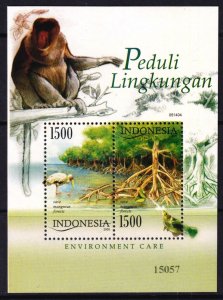 Indonesia 2005 Mangrove Forest Protection Mint MNH Miniature Sheet SC 2073c