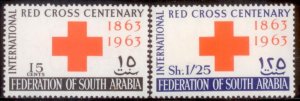 South Arabia 1963 SC# 1-2 MNH-OG E170