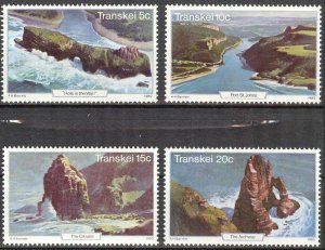 Transkei RSA 1980 Tourism Landscapes Set of 4 MNH