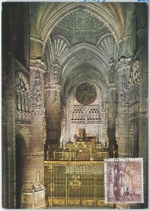 48394 - SPAIN - MAXIMUM CARD - architecture: Burgos1965-