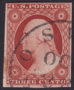 #10A Used, VF, Sharp cancel (CV $150 - ID47923) - Joseph Luft