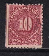 US J65 , Used Postage Due