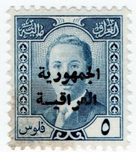 (I.B) Iraq Revenue : Duty Stamp 5f (Iraq Republic OP)