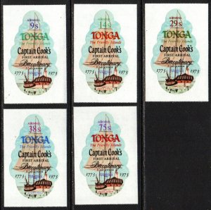 Tonga Sc #C135-C139 MNH