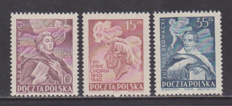 Poland Scott #464-66  MNH