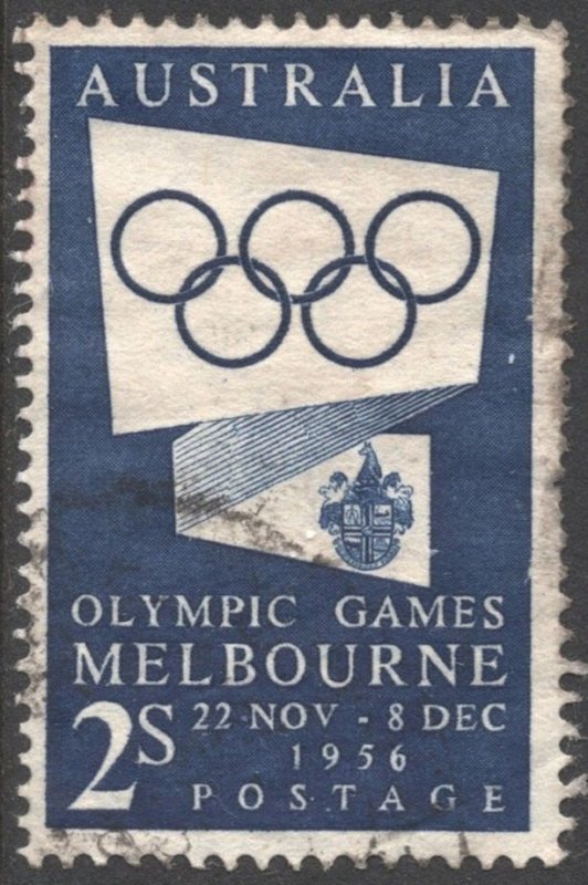 Australia: SC#277 2s Melbourne Olympic Games (1954) Used