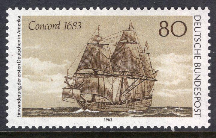 Germany 1397 Sailing Ship MNH VF