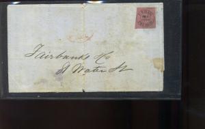 Scott 6BL9 US Mail New York Carriers' Used Stamp on Nice Cover (Stock 6LB9-6)