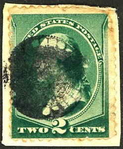 U.S. #213 USED ON COVER CREASES