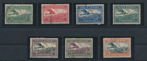 1925 Albania, Yvert Airmail #1-7 - 7 Values - Used