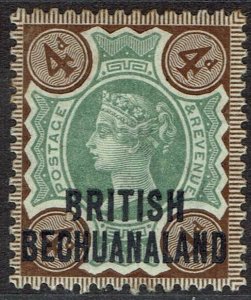 BRITISH BECHUANALAND 1897 QV GB 4D