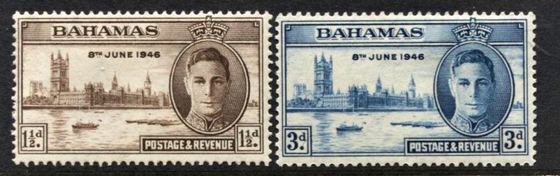 STAMP STATION PERTH Bahamas #130-131 Peace Issue Set  MH CV$0.50