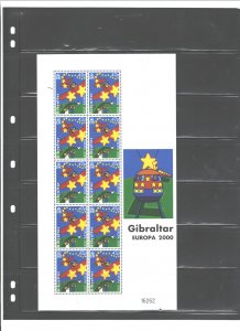 GIBRALTAR,2000 #637 -  640, MNH;  FULL SHEETS,