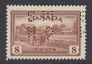 Canada O9-268 OHMS perfin mnh