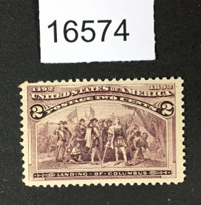 MOMEN: US STAMPS # 231 MINT OG NH JUMBO LOT #16574