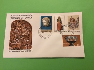 Cyprus First Day Cover Wood Carving 1971 Stamp Cover R43209