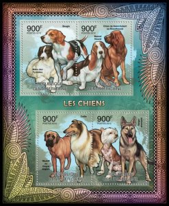 C A R - 2012 - Dogs - Perf 4v Sheet - Mint Never Hinged