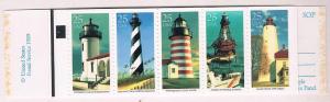 USA BK171 2474a, $5 Lighthouses, Mint, VF