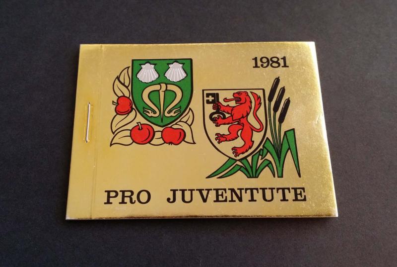 Switzerland 1981 Pro Juventute booklet mnh complete - Sc B484&485-bklt, Mi O-75