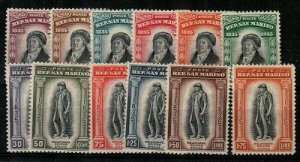 San Marino Scott 169-80 Mint hinged