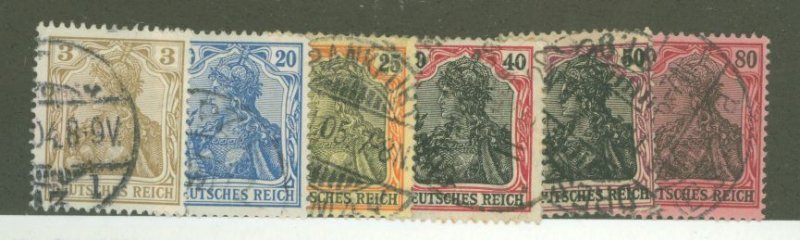 Germany #66/69-70/72-4  Multiple