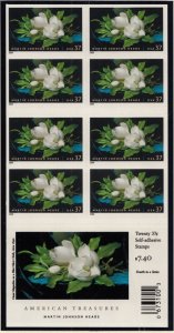 2004 Martin Johnson Heade Sc 3872a 37c mint booklet of 20 plate no. S1111