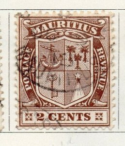 Mauritius 1910 Early Issue Fine Used 2c. NW-110831