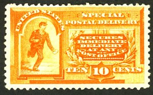 U.S. #E3 MINT PARTIAL OG, LARGE HR