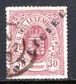 Luxembourg #O8  Used  VF  CV $75.00  ...   3600635