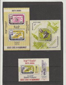 Aden -South Arabia OLYMPICS collection 4 SS and 1 Set VF MNH