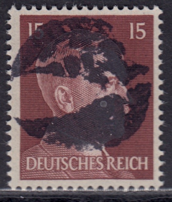 Germany Soviet Zone SBZ - LOCAL BLOSENBERG 15Pf HITLER head - Expertized Richter