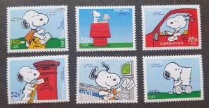 *FREE SHIP Portugal Snoopy 2000 Cartoon Animation Postbox Mail Postman stamp MNH