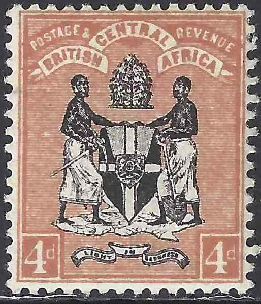 British Central Africa 1895 SC 23 MLH SCV $90.00
