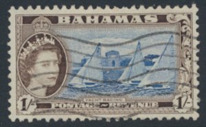 Bahamas  SG 211 SC# 168  Used Yacht Racing  see details and scans         
