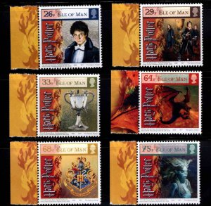 Isle of Man, Scott 1121-1126 Harry Potter MNH** set